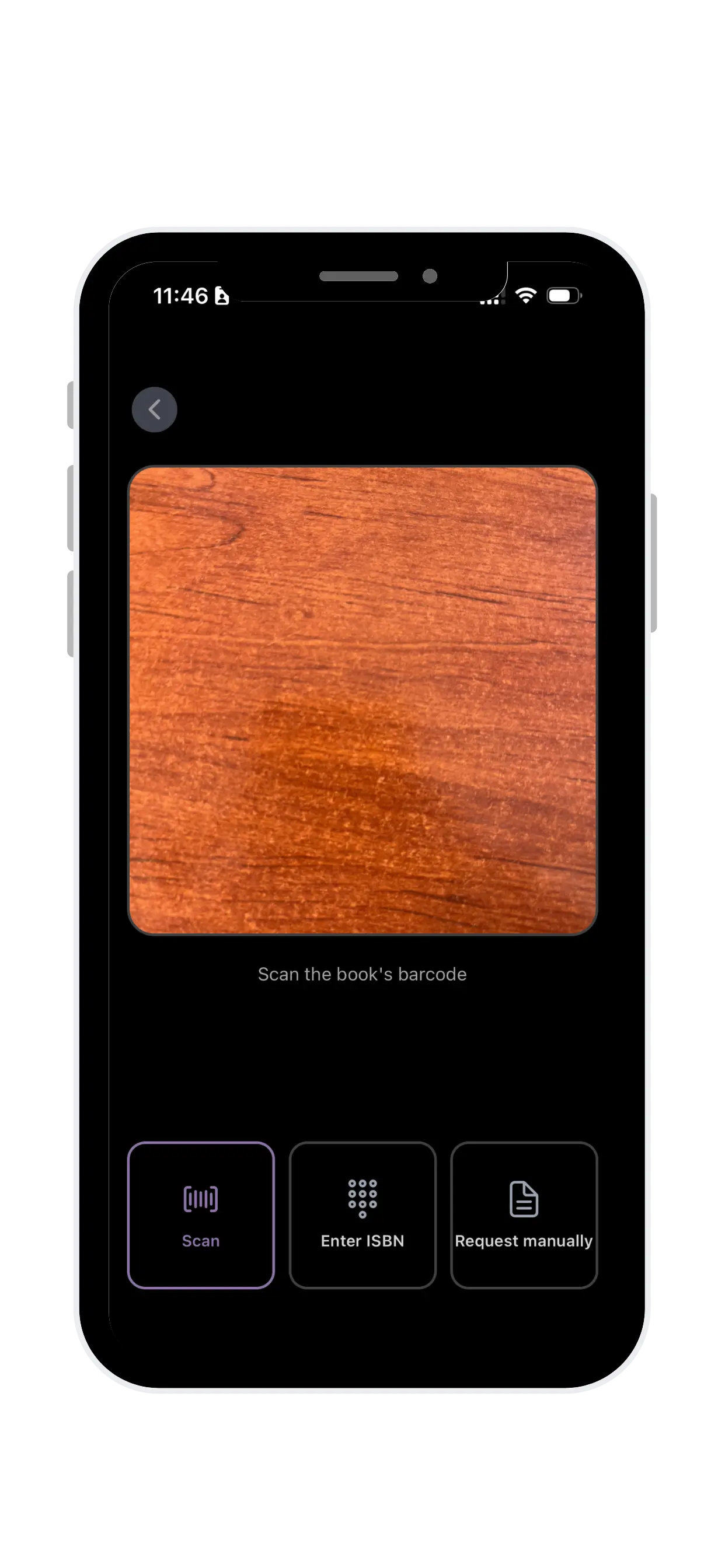 Escáner de ISBN en acción